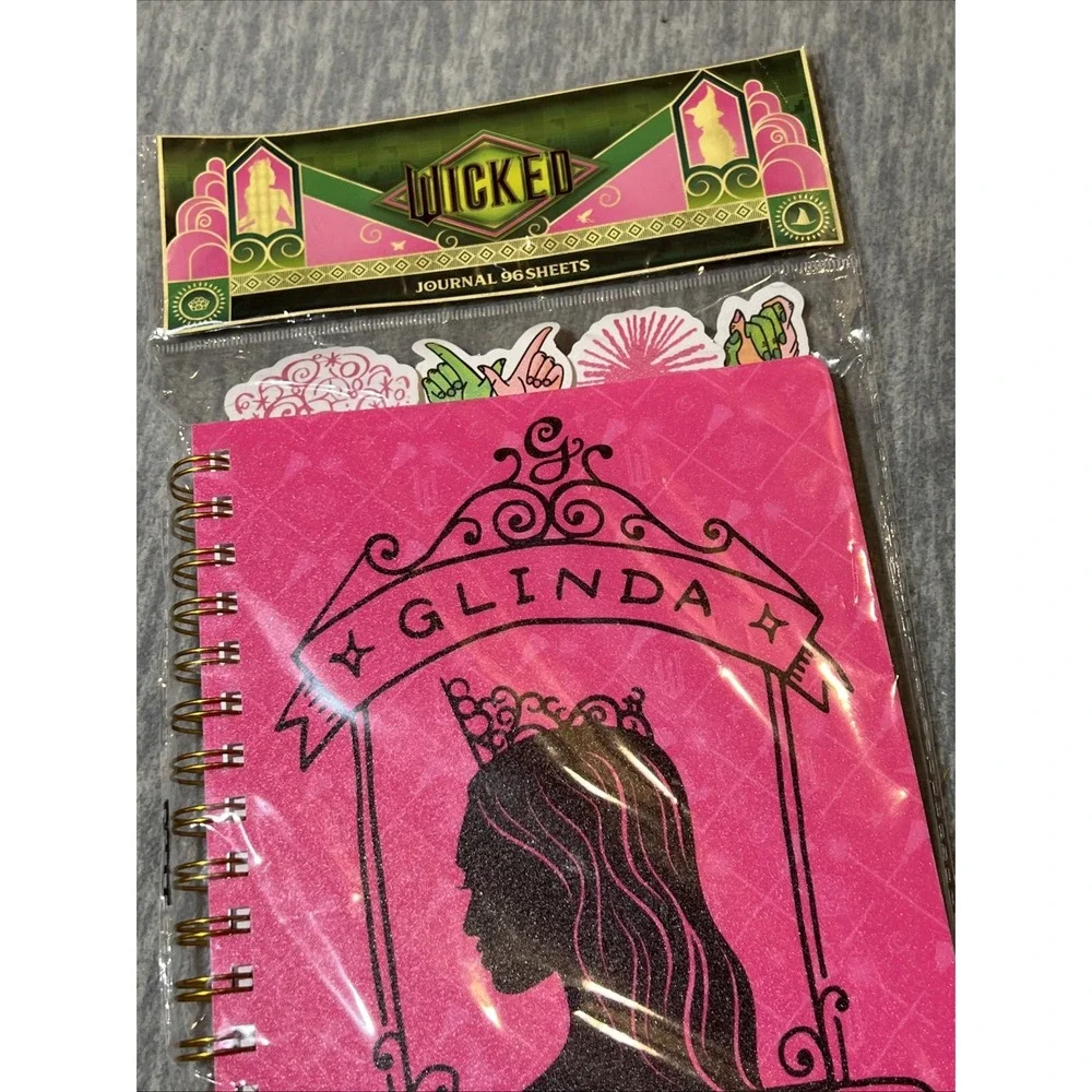 Wicked Glinda Witch OZ Spiral Journal 96‎ Sheets Target Innovative Designs New